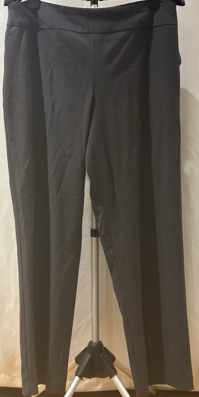 NWT Avenue Tummy Control Pull On Gray Pants size 14